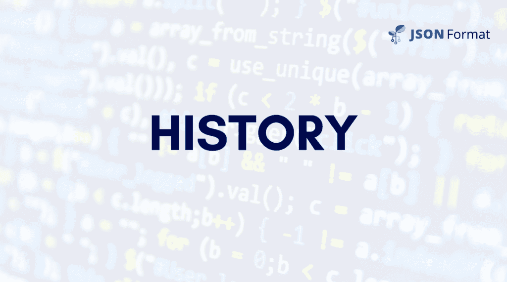 History of JSON